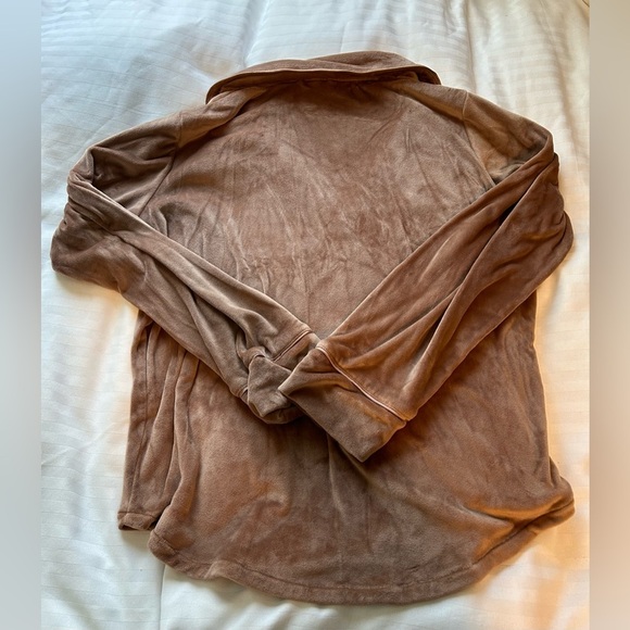 SKIMS Velour Button-down Sleepwear Top - Picture 8 of 8